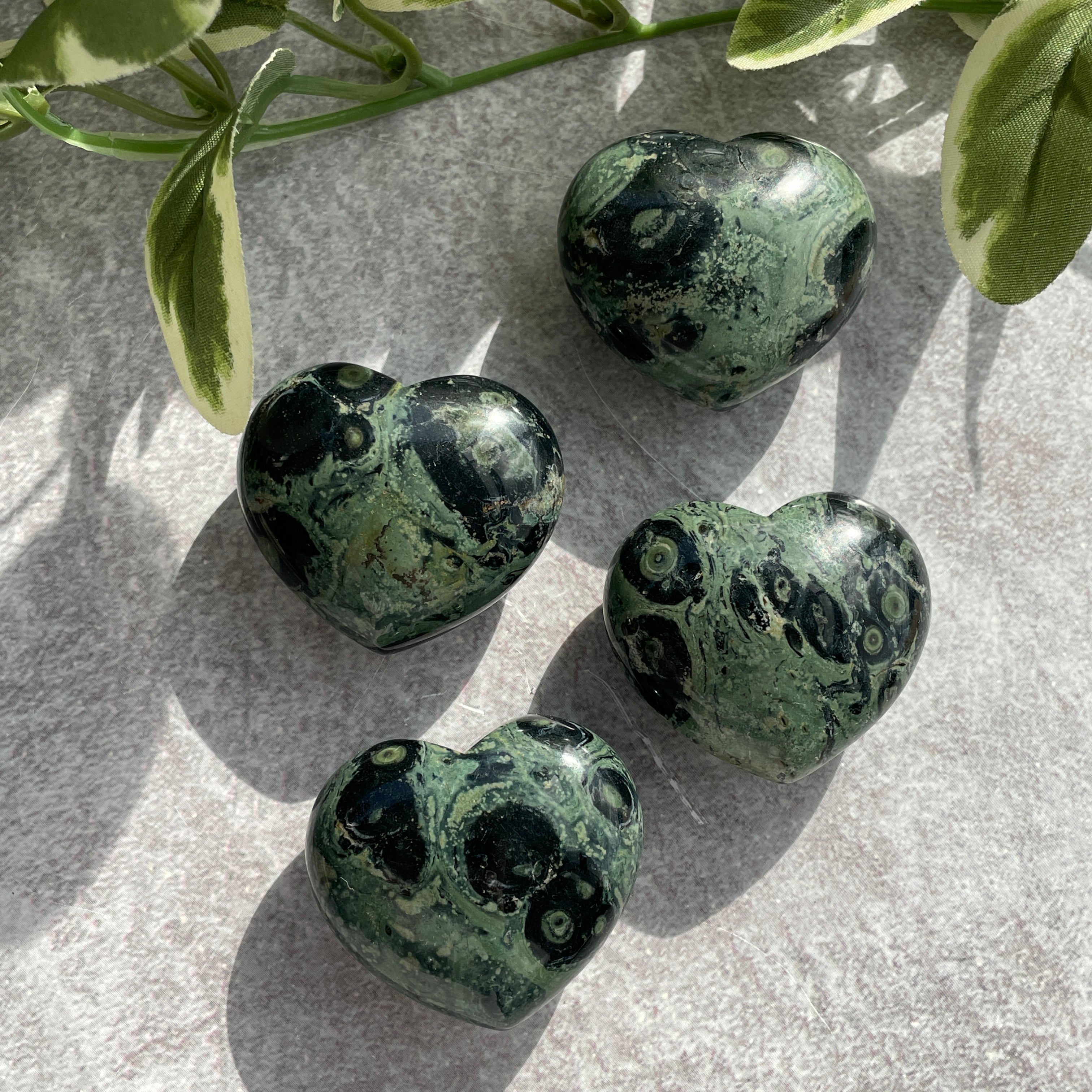 Kambaba Jasper Heart 4cm Kambaba Jasper Heart 4cm